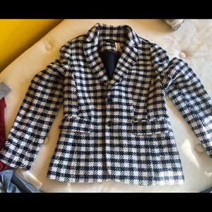 Talbots Blazer houndstooth size 6